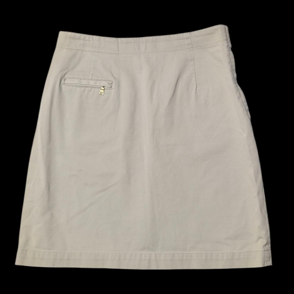 Banana Republic Womens Skirt Chino Khaki Tan Vintage 90s Y2K Wardrobe Size 8